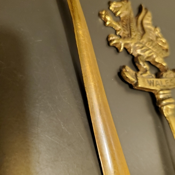 Pair of brass/letter openers/Wales/Griffin/sailing ship - Picture 5 of 8